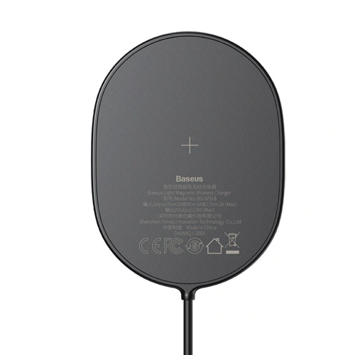 Kup Bezdrátová indukční nabíječka Baseus Light Apple iPhone 12 15W (černá) - BSU2169BLK - {ean13} - Sklep Home Screen
