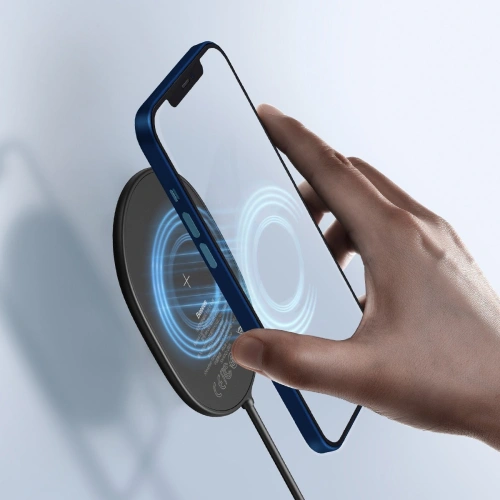 Buy Baseus Light Wireless Charger to iPhone 12 Series, 15W (black) - BSU2169BLK - {ean13} - Home Screen Store Europe