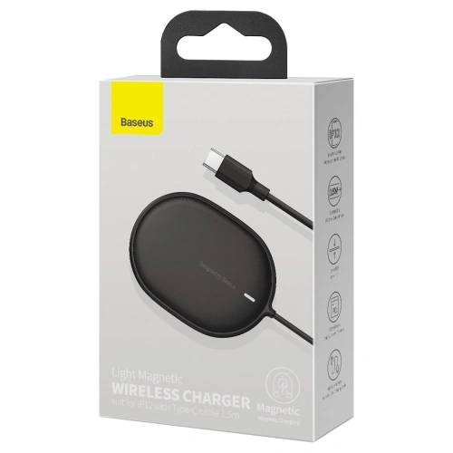 Kup Încărcător wireless inductiv Baseus Light Apple iPhone 12 15W (negru) - BSU2169BLK - {ean13} - Sklep Home Screen