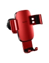 Kup Baseus Metal Age Gravity Car Mount kovový gravitační držák do auta na mřížku ventilace červený (SUYL-D09) - BSU2236RED - {ean13} - Sklep Home Screen