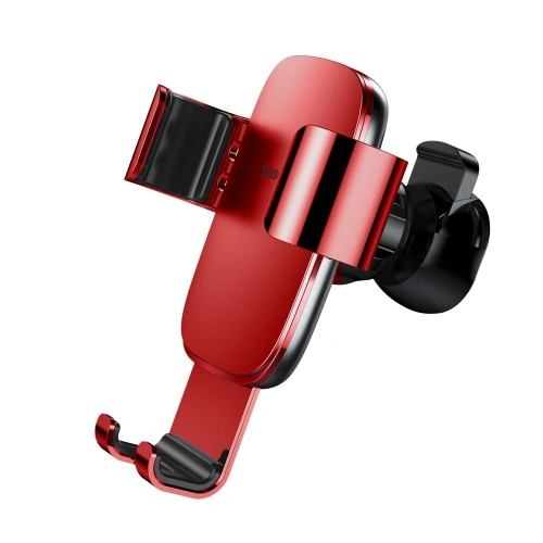 Kup Baseus Metal Age Gravity Car Mount kovový gravitační držák do auta na mřížku ventilace červený (SUYL-D09) - BSU2236RED - {ean13} - Sklep Home Screen