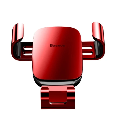 Kup Baseus Metal Age Gravity Car Mount kovový gravitační držák do auta na mřížku ventilace červený (SUYL-D09) - BSU2236RED - {ean13} - Sklep Home Screen