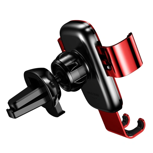 Kup Baseus Metal Age Gravity Car Mount kovový gravitační držák do auta na mřížku ventilace červený (SUYL-D09) - BSU2236RED - {ean13} - Sklep Home Screen