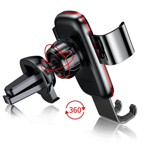 Kup Baseus Metal Age Gravity Car Mount kovový gravitační držák do auta na mřížku ventilace červený (SUYL-D09) - BSU2236RED - {ean13} - Sklep Home Screen