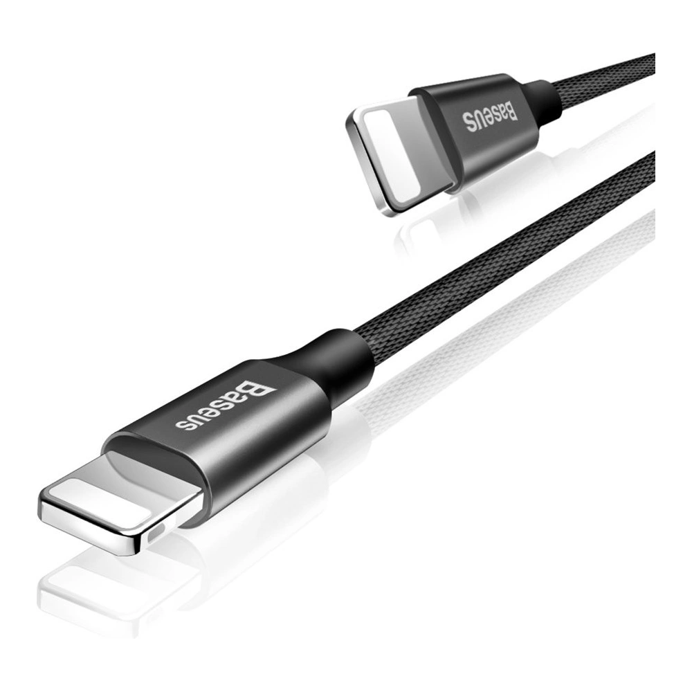 Baseus Yiven kabel przewód w materiałowym oplocie USB / Lightning 1,8M czarny (CALYW-A01)