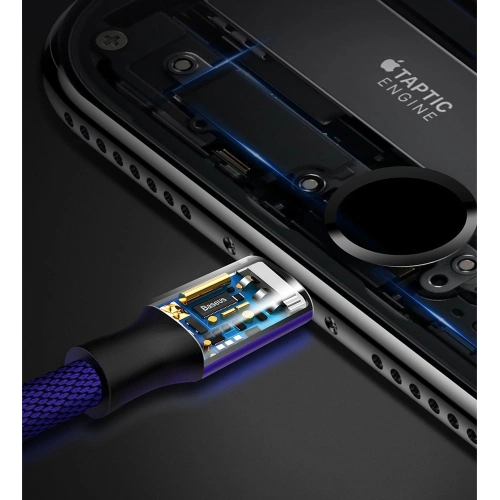 Kup Baseus Yiven kabel s textilním opletem USB / Lightning 1,8M černý (CALYW-A01) - BSU2253BLK - {ean13} - Sklep Home Screen
