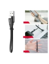 Kup Baseus Nimble lapos USB / Lightning kábel 2A tartóval 0,23M fekete (CALMBJ-B01) - BSU2255BLK - {ean13} - Sklep Home Screen