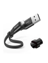 Buy Baseus Nimble Flat Portable USB / Lightning Cable with Buckle 2A 0,23M black (CALMBJ-B01) - BSU2255BLK - {ean13} - Home Screen Store Europe