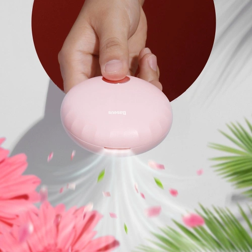 Kup Baseus přenosný osvěžovač vzduchu s vestavěným mini ventilátorem růžový (SUXUN-HB04) - BSU2277PNK - {ean13} - Sklep Home Screen
