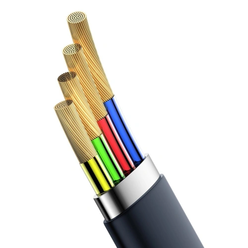 Buy Baseus Simple HW Quick Charge Charging Data Cable USB For Type-C 5A 40W 23cm gold (CATMBJ-BV3) - BSU2287GLD - {ean13} - Home Screen Store Europe
