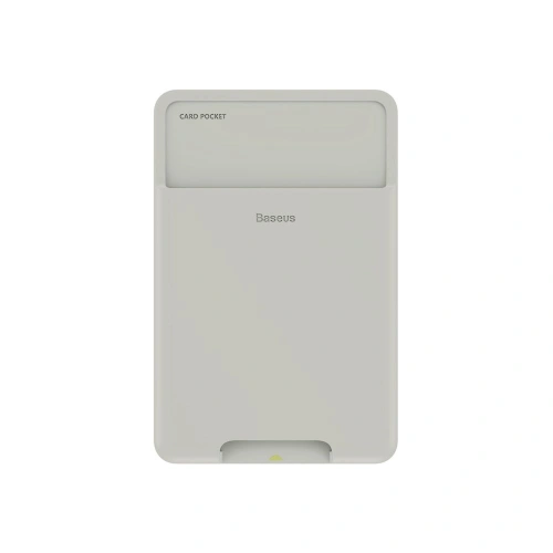 Buy Baseus back stick silicone card bag French grey (ACKD-B0G) - BSU2328GRY - {ean13} - Home Screen Store Europe