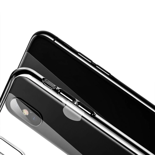 Kup Baseus Átlátszó Key megerősített tok gélkerettel Apple iPhone XS Max fekete (WIAPIPH65-QA01) - BSU2330BLK - {ean13} - Sklep Home Screen