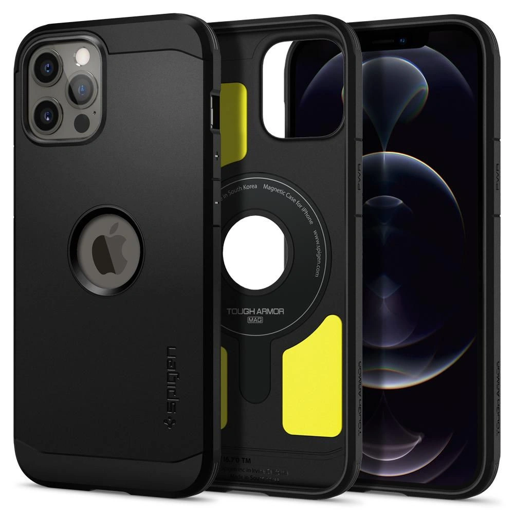 Etui Spigen Tough Armor Mag MagSafe Apple iPhone 12/12 Pro Black