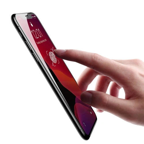 Buy Baseus 0.23mm curved-screen tempered glass screen protector with crack-resistant edges For iPhone XR / iPhone 11 Black (SGAPIPH6 - BSU2348BLK - {ean13} - Home Screen Store Europe
