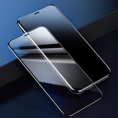 Buy Baseus 0.23mm curved-screen tempered glass screen protector with crack-resistant edges For iPhone XR / iPhone 11 Black (SGAPIPH6 - BSU2348BLK - {ean13} - Home Screen Store Europe