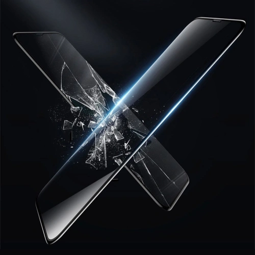 Buy Baseus 0.23mm curved-screen tempered glass screen protector with crack-resistant edges For iPhone XR / iPhone 11 Black (SGAPIPH6 - BSU2348BLK - {ean13} - Home Screen Store Europe