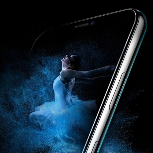 Buy Baseus 0.23mm curved-screen tempered glass screen protector with crack-resistant edges For iPhone XR / iPhone 11 Black (SGAPIPH6 - BSU2348BLK - {ean13} - Home Screen Store Europe