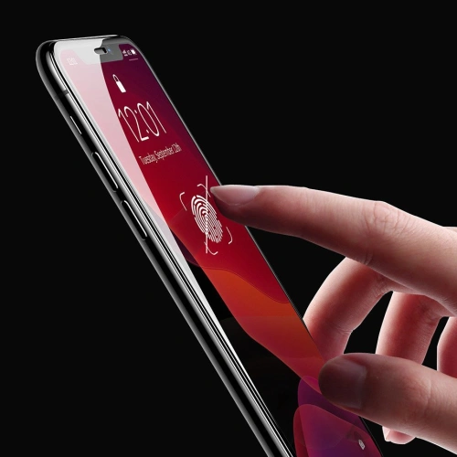 Buy Baseus 0.23mm curved-screen tempered glass screen protector with crack-resistant edges For iPhone XR / iPhone 11 Black (SGAPIPH6 - BSU2348BLK - {ean13} - Home Screen Store Europe