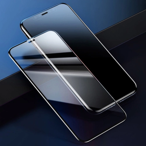 Buy Baseus 0.23mm curved-screen tempered glass screen protector with crack-resistant edges For iPhone XR / iPhone 11 Black (SGAPIPH6 - BSU2348BLK - {ean13} - Home Screen Store Europe