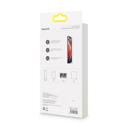 Kup Baseus sticlă temperată pentru întreg ecranul Full Screen cu ramă 0.23mm 9H Apple iPhone 11/XR + poziționer negru (SGAPIPH61-APE01) - BSU2348BLK - {ean13} - Sklep Home Screen
