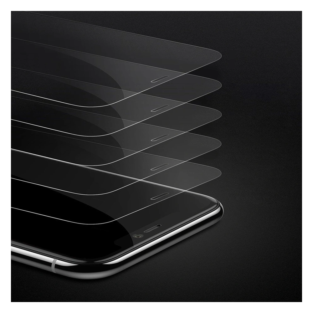 Baseus szkło hartowane 0.3mm 9H Apple iPhone 11/XR + pozycjoner (SGAPIPH61-LS02)