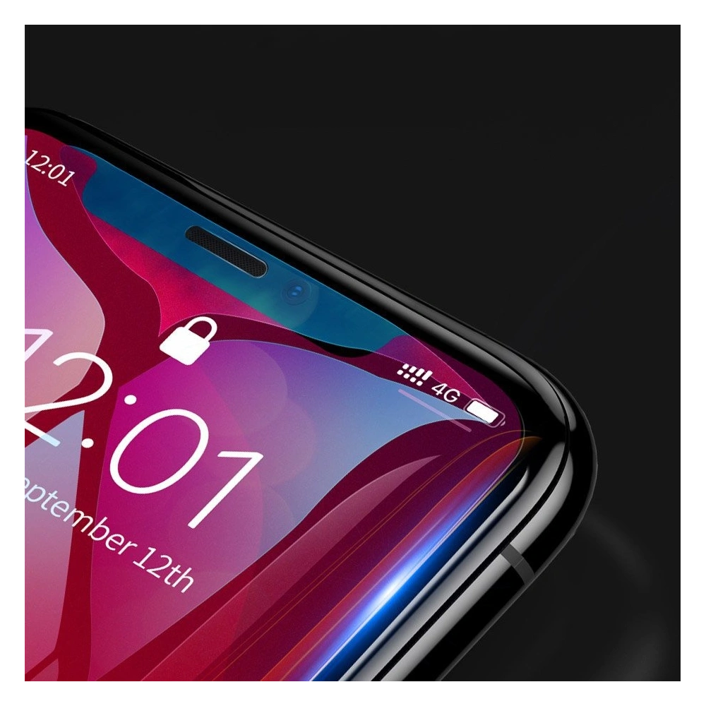 Baseus szkło hartowane 0.3mm 9H Apple iPhone 11/XR + pozycjoner (SGAPIPH61-LS02)