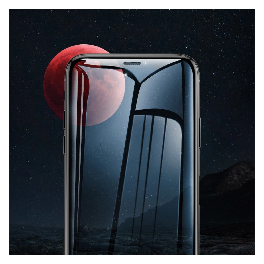 Baseus szkło hartowane 0.3mm 9H Apple iPhone 11/XR + pozycjoner (SGAPIPH61-LS02)