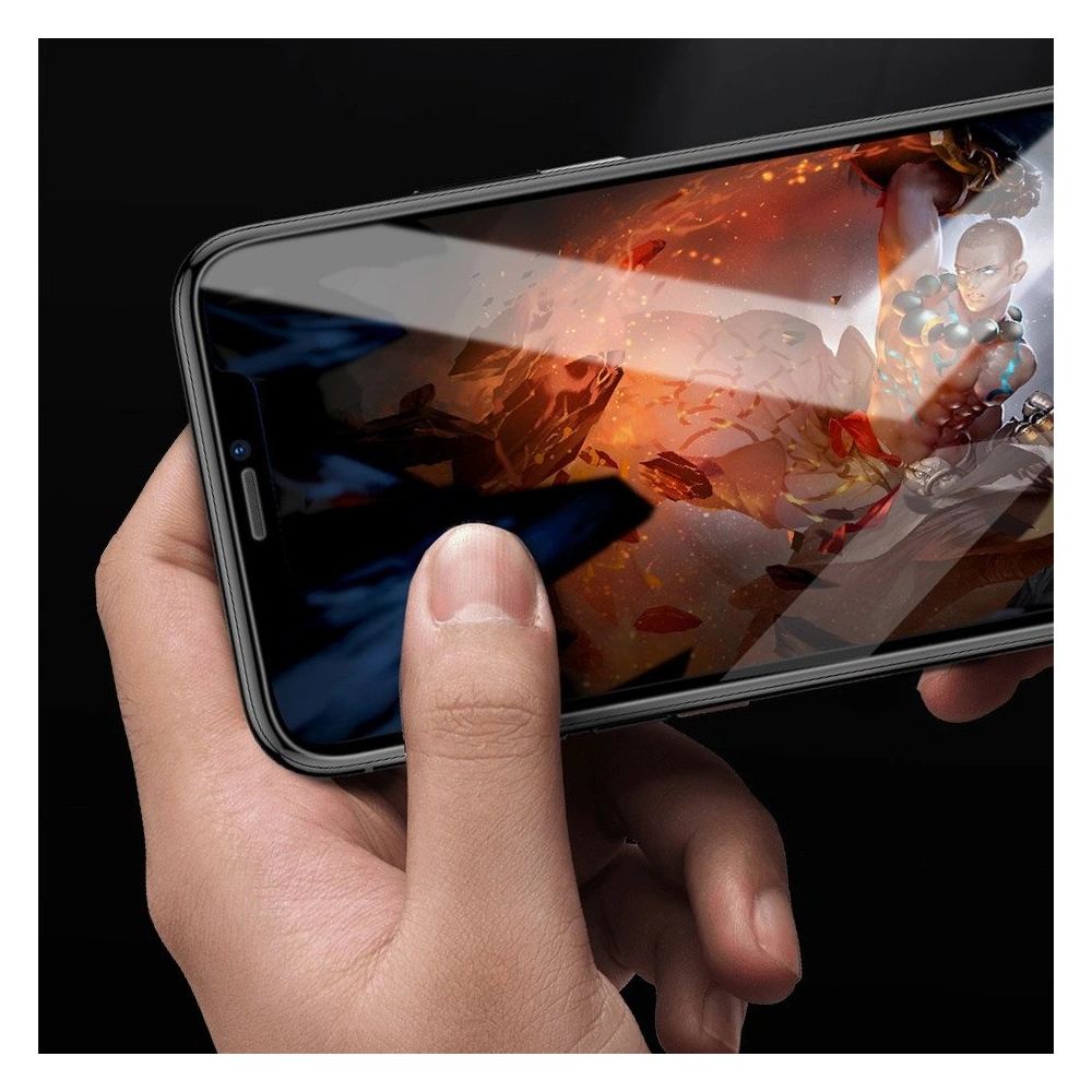 Baseus szkło hartowane 0.3mm 9H Apple iPhone 11/XR + pozycjoner (SGAPIPH61-LS02)