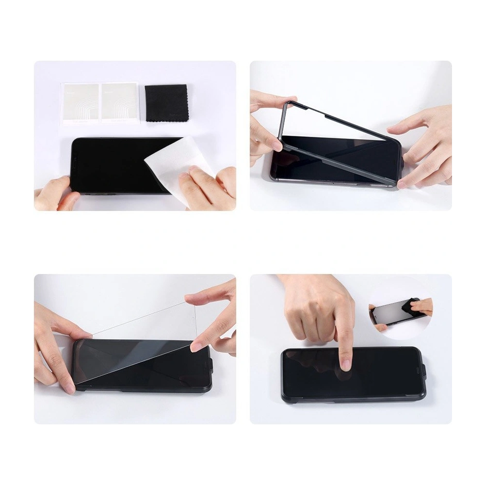 Baseus szkło hartowane 0.3mm 9H Apple iPhone 11/XR + pozycjoner (SGAPIPH61-LS02)