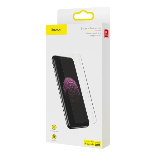 Kup Baseus tvrzené sklo 0.3mm 9H Apple iPhone 11/XR + pozicionér (SGAPIPH61-LS02) - BSU2351 - {ean13} - Sklep Home Screen