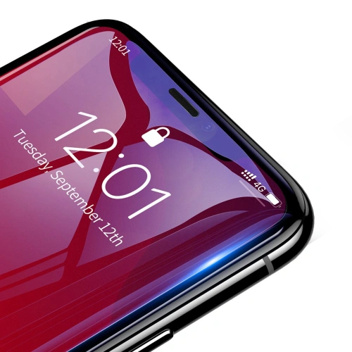 Kup Baseus szkło hartowane 0.3mm 9H Anti-bluelight Apple iPhone 11 Pro Max/XS Max + pozycjoner (SGAPIPH65-LF02) - BSU2354 - {ean13} - Sklep Home Screen