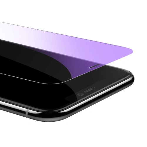 Kup Baseus szkło hartowane 0.3mm 9H Anti-bluelight Apple iPhone 11 Pro Max/XS Max + pozycjoner (SGAPIPH65-LF02) - BSU2354 - {ean13} - Sklep Home Screen