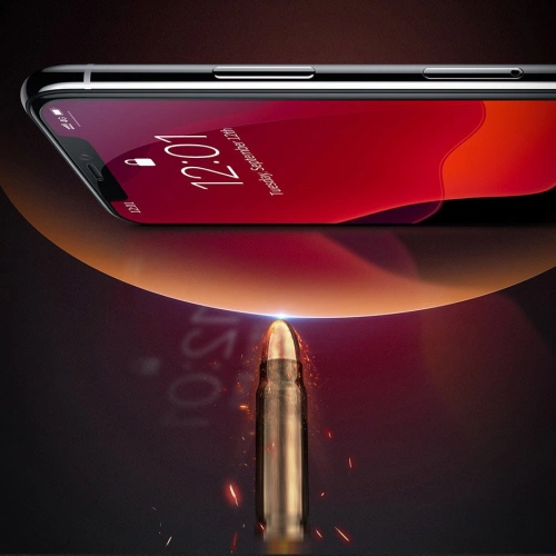 Kup Baseus 0.3mm Apple gehärtetes Glas 9H Anti-Blaulicht iPhone 11 Pro Max/XS Max + Positionierer (SGAPIPH65-LF02) - BSU2354 - {ean13} - Sklep Home Screen