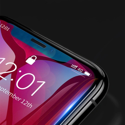 Kup Baseus szkło hartowane 0.3mm 9H Anti-bluelight Apple iPhone 11 Pro Max/XS Max + pozycjoner (SGAPIPH65-LF02) - BSU2354 - {ean13} - Sklep Home Screen