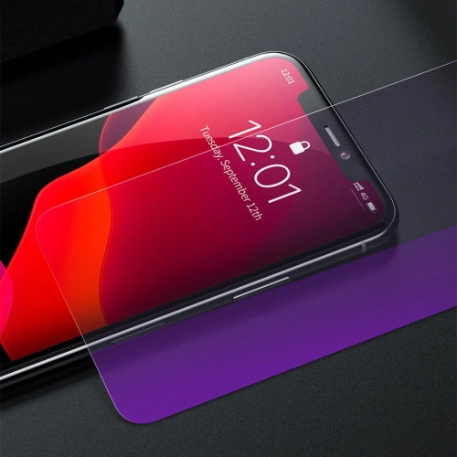 Kup Baseus szkło hartowane 0.3mm 9H Anti-bluelight Apple iPhone 11 Pro Max/XS Max + pozycjoner (SGAPIPH65-LF02) - BSU2354 - {ean13} - Sklep Home Screen
