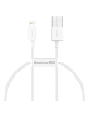 Kabel USB do Lightning Baseus Superior Series, 2.4A, 0,25m (bílá)