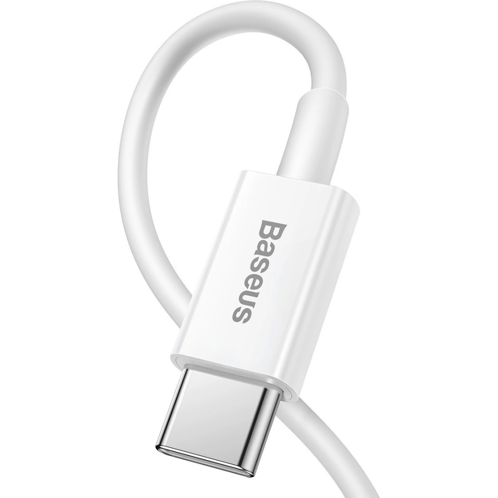 Kabel USB-C do Lightning Baseus Superior Series, 20W, PD, 0,25m (biały)