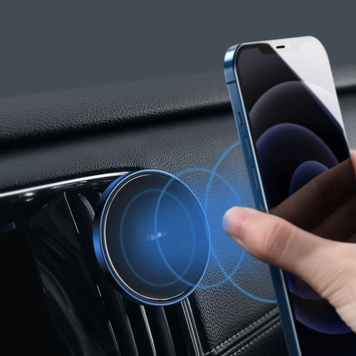 Kup Magnetyczny uchwyt samochodowy Baseus Magnetic Car Mount do kratki lub na deskę rozdzielczą (niebieski) - BSU2369BLU - {ean13} - Sklep Home Screen
