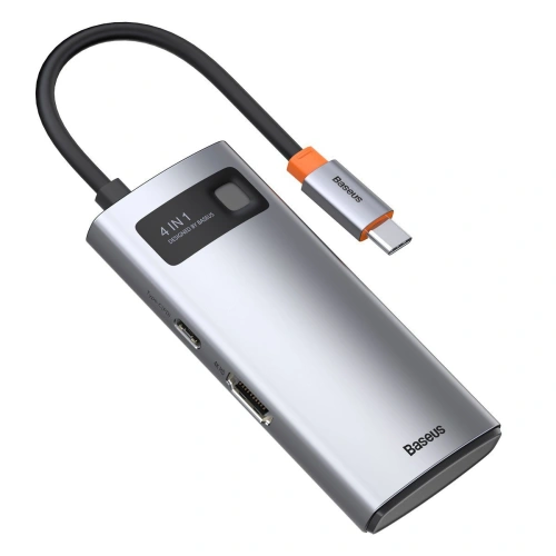 Kup Baseus Hub 4in1 Metal Gleam Series, USB-C auf USB 3.0 + USB 2.0 + HDMI + USB-C PD - BSU2370 - {ean13} - Sklep Home Screen