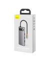 Kup Hub 6w1 Baseus Metal Gleam Series, USB-C do 3x USB 3.0 + HDMI + USB-C PD + Ethernet RJ45 - BSU2372 - {ean13} - Sklep Home Screen