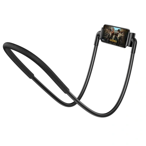 Kup Uchwyt Baseus Neck-Mounted Lazy Bracket na szyję, do telefonów i tabletów 4-10" (czarny) - BSU2374BLK - {ean13} - Sklep Home Screen