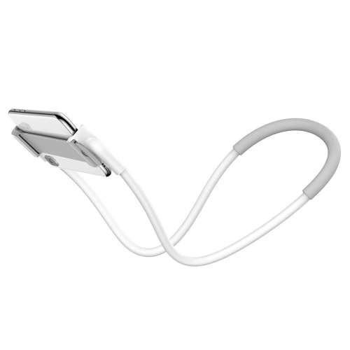 Kup Uchwyt Baseus Neck-Mounted Lazy Bracket pentru gât, pentru telefoane și tablete 4-10" (alb) - BSU2375WHT - {ean13} - Sklep Home Screen