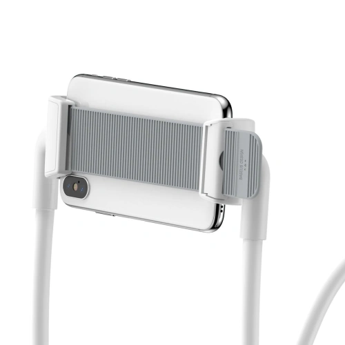 Kup Uchwyt Baseus Neck-Mounted Lazy Bracket pentru gât, pentru telefoane și tablete 4-10" (alb) - BSU2375WHT - {ean13} - Sklep Home Screen