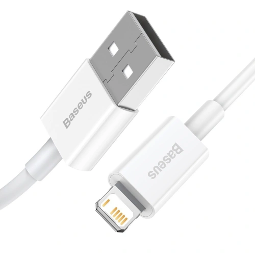 Kup Baseus USB-zu-Lightning-Kabel Superior Series, 2,4 A, 1 m (weiß) - BSU2379WHT - {ean13} - Sklep Home Screen
