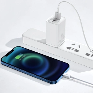 Kup Kabel USB do Lightning Baseus Superior Series, 2.4A, 1m (bílý) - BSU2379WHT - {ean13} - Sklep Home Screen