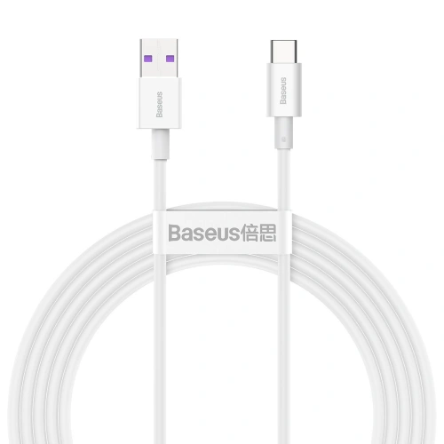 Kup Kabel USB do USB-C Baseus Superior Series, 66W, 2m (bílý) - BSU2380WHT - {ean13} - Sklep Home Screen