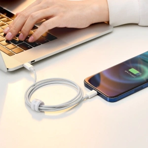 Kup Kabel USB do Lightning Baseus Superior Series, 2.4A, 1m (bílý) - BSU2379WHT - {ean13} - Sklep Home Screen