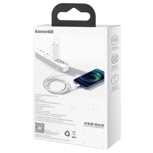 Kup Kabel USB do Lightning Baseus Superior Series, 2.4A, 1m (bílý) - BSU2379WHT - {ean13} - Sklep Home Screen
