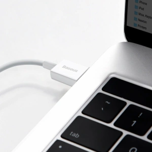 Kup Kabel USB do Lightning Baseus Superior Series, 2.4A, 1m (bílý) - BSU2379WHT - {ean13} - Sklep Home Screen