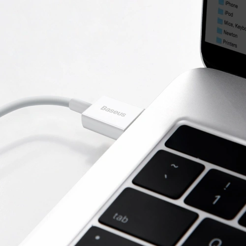 Kup Baseus USB-zu-Lightning-Kabel Superior Series, 2,4 A, 1 m (weiß) - BSU2379WHT - {ean13} - Sklep Home Screen